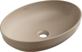 Mexen Cornelia opzetwastafel 50 x 37 cm, cappuccino mat - 21885064