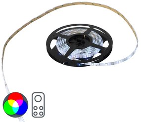 Flexibele LED strip 5 meter multicolor RGB - Teania Modern