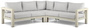 Hoek loungeset 5 personen Aluminium Taupe Lifestyle Garden Furniture Luca