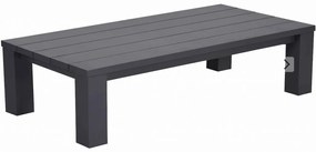 Cube lounge tuintafel 140x70xH40 cm aluminium antraciet