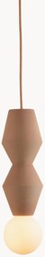 Kleine dimbare hanglamp STUCCO No. 2, handgemaakt