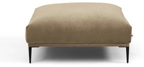 XL fluwelen poef, Oscar, ontwerp Emmanuel Gallina