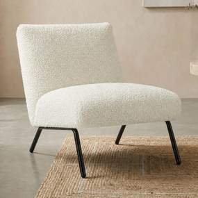 Teddy Fauteuil Merino Ivory