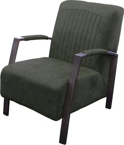 Fauteuil - Giulietta - velours Adore Hunter groen 156