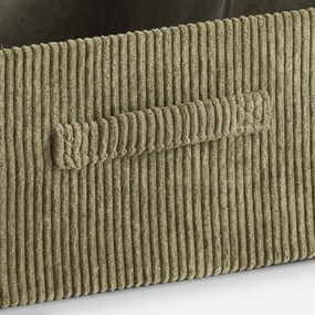 Opplooibare mand, geribd fluweel, Veloudo