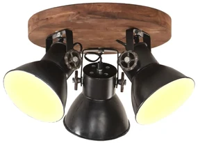vidaXL Plafondlamp industrieel 25 W E27 42x27 cm zwart