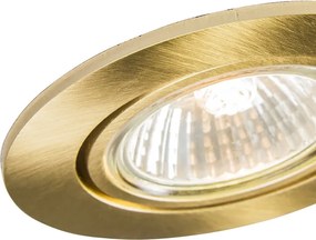 Smart inbouwspot goud kantelbaar incl. Wifi GU10 - Cisco