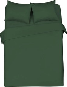 Dekbedovertrek Queen - 100% katoensatijn - 140x200/220 - groen