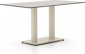 Tuin eettafel Forza | Rechthoekig | Tuintafel Kunststof | 140x80cm | 4 personen | Kees Smit Tuinmeubelen
