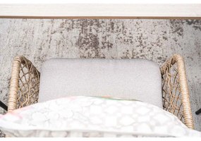 Garden Impressions Kalibo tuinset 7-delig - Tulli tuintafel 220x115 cm - light teak vironwood