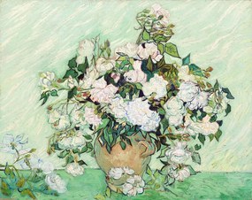 Vincent van Gogh - Kunstreproductie Roses, 1890, (40 x 30 cm)