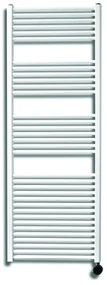 Sanicare elektrische design radiator 60x172cm wit met thermostaat rechts zwart