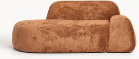 Teddy bouclé bank Wolke (2-zits) met chaise longue