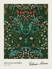 Kunstreproductie Tulip Blackthorn (1834), William Morris