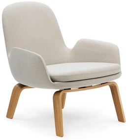Normann Copenhagen Era Lounge Chair Low loungestoel met eiken onderstel