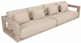 4 Seasons Outdoor Metropolitan 4-zits loungebank latte      beige weerbestendig