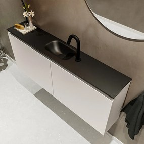 Mondiaz Ture 120cm toiletmeubel linen met wastafel urban midden 1 kraangat