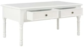 vidaXL Salontafel 100x55x45 cm hout wit