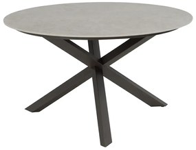 Taste by 4 Seasons Prado tuintafel terre met keramisch blad Ø 130 cm Tuintafel   bruin weerbestendig