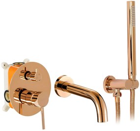 Inbouw badmengkraan Rea Lungo Copper + BOX