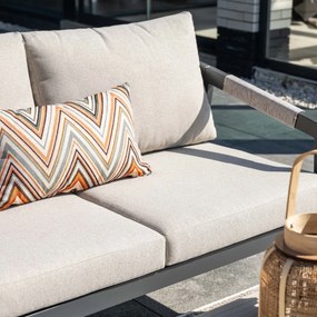 Garden Impressions Milou loungeset hoek 4-delig - donker grijs