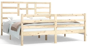 vidaXL Bedframe massief hout 160x200 cm