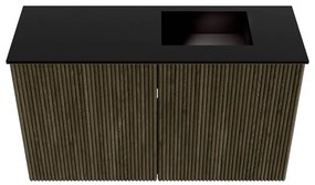 Mondiaz Joya 70cm toiletmeubel shadow met wastafel faye rechts zonder kraangat urban