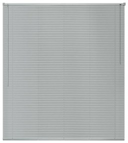 vidaXL Zonwering aluminium 100x220 cm zilverkleurig