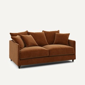 Compacte slaapbank, chenille fluweel, Lazare