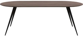 Goossens Excellent Eettafel Floyd, Semi rond 220 x 100 cm