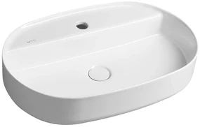 Isvea Infinity waskom 60x40cm met kraangat wit