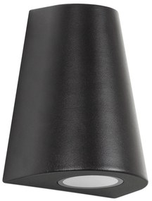 Cone Muurlamp Zwart met Lichtsensor LED