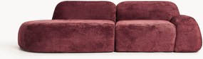 Modulaire teddy bouclé bank Wolke (3-zits)