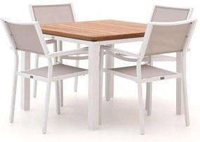 Bellagio Roma/Linosa 100cm dining tuinset 5-delig stapelbaar