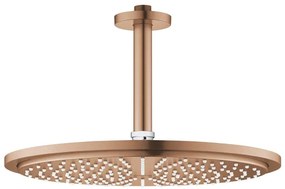 GROHE Rainshower Cosmopolitan 310 Hoofddouche - 31cm - 1 straalsoort - plafondarm 14.2cm - geborsteld warm sunset 26067dl0