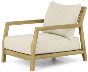 Stoel en Bank Loungeset 5 personen Teak Old teak greywash  Santika Furniture Santika