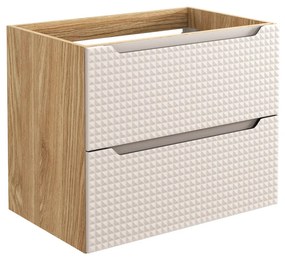 Comad Luxor Beige onderkast met 2 lades 70cm beige