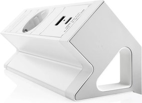 Bureau Stekkerdoos Wit 1x230V, 1xUSB-A, 1xUSB-C (incl. Aansluitsnoer Randaarde 1,5 Meter)
