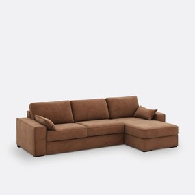 Hoekbank-bed, polyester, mousse Cécilia