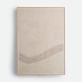 3D-geprint schilderij, breedte 85 x hoogte 120 cm, DUNA