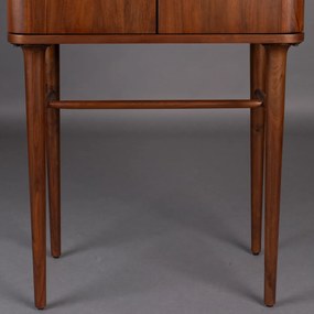 Dutchbone Morrison Vintage Kast Walnoot Op Hoge Poten - 62x45x125cm.