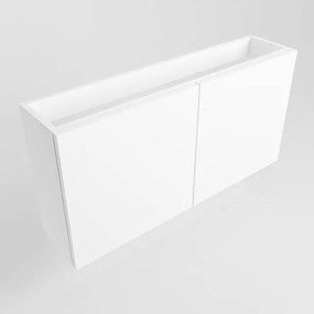 Mondiaz FOWY fonteinonderkast - 100x22x50cm - 2 deuren - push to open - softclose - Talc FOWYTO100Tal2D