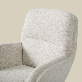 Kleine Fauteuil Beige Draaibaar