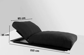 Flow. Loft daybed Lead chiné