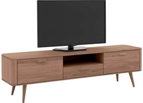 Goossens Tv Dressoir Bjarte, 2 deuren 1 lade 1 open vak 42 cm diep 180 cm breed