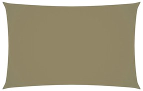 vidaXL Zonnescherm rechthoekig 2x4,5 m oxford stof beige