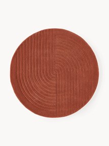 Rond wollen vloerkleed Mason, handgetuft