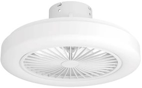 EGLO Ortona 35095 | Plafondventilator 48,5CM Wit | Inclusief 30W LED Lamp