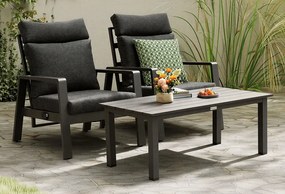 Tuinpunt Murcia Terras antraciet terrasmeubelset