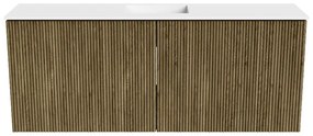 Mondiaz Joya 100cm toiletmeubel dusk met wastafel faye midden 1 kraangat talc
